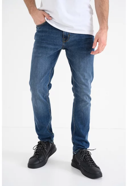 Слим дънки Vegas - Син