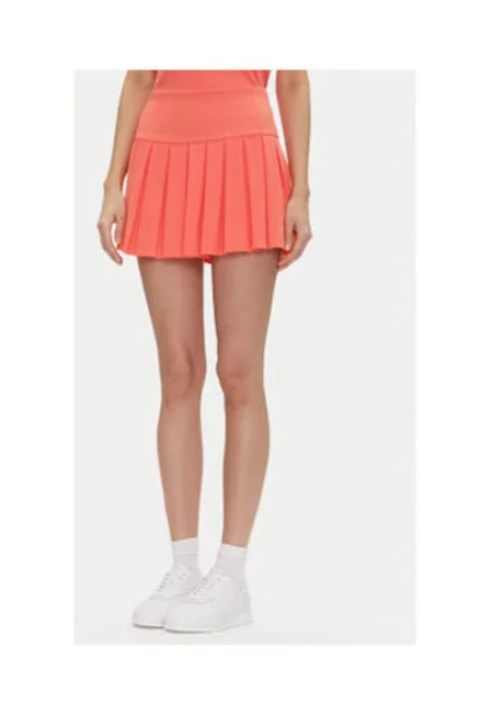 Спортна пола DKNY - корал - 70% полиестер - 30% рециклиран полиестер -