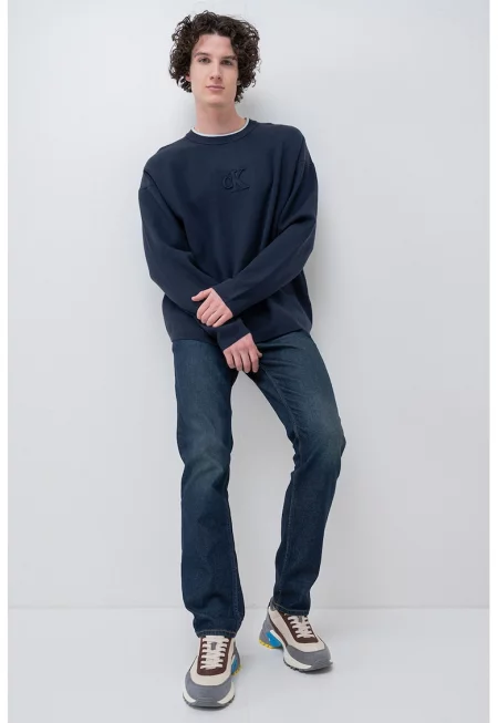 Суитшърт с лого - Ултрамарин синьо