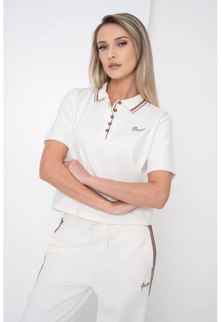 Свободна тениска с яка