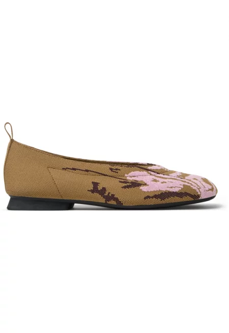 Текстилни пантофки Casi Myra - Бордо/Кафяв