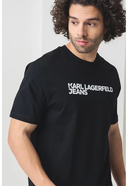 Тениска от органичен памук - Черен