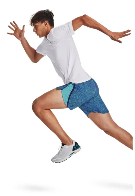 Вталена тениска за бягане - Бял