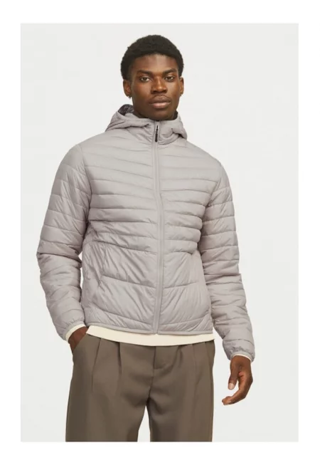 Яке Jack&Jones Estate 122569823 - пухено - сиво - стандартна кройка - полиестер