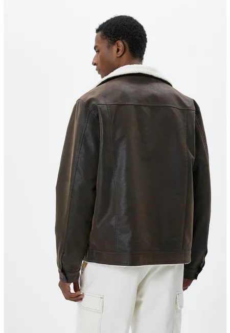 Яке от еко кожа с вата от еко вълна