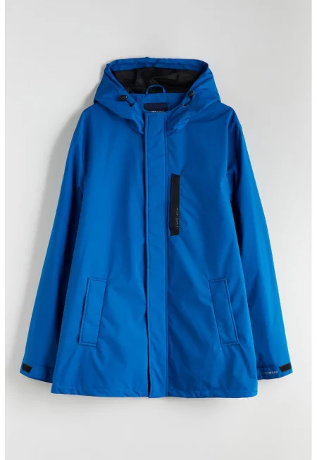 Яке с качулка и джоб на гърдите