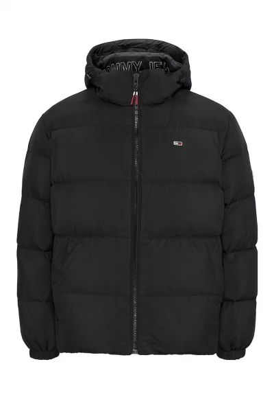 Зимно пухено яке с качулка