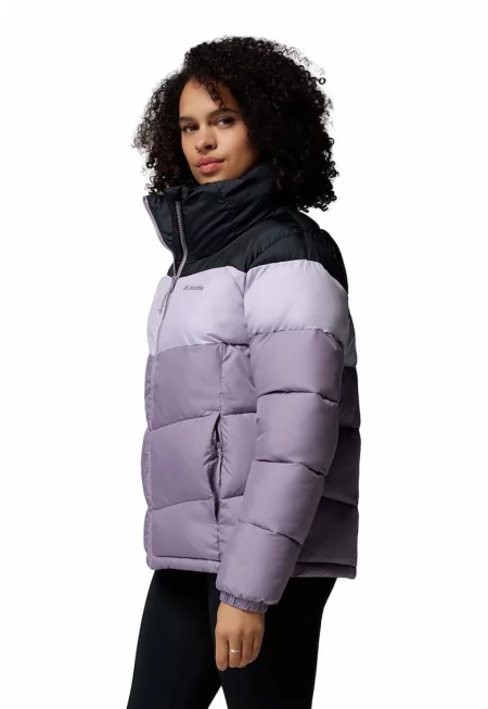 Зимно яке Puffect™ II в цветен блок - Черен/Сив