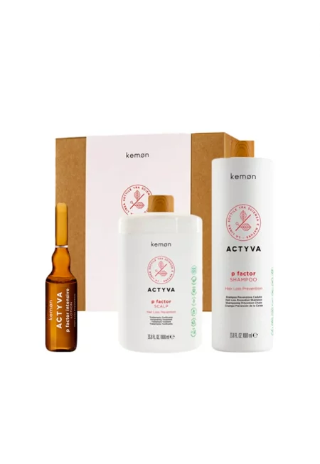 Actyva P Factor комплект против косопад - Шампоан 1000 мл - Лечение 1000 мл - Лосион 12 х 6 мл