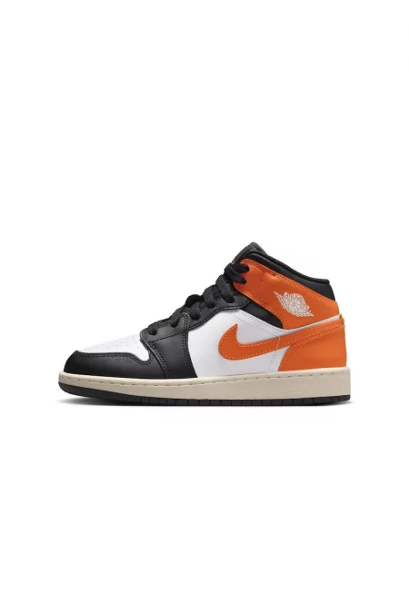 Air Jordan 1 Mid BG Спортни обувки - Оранжев