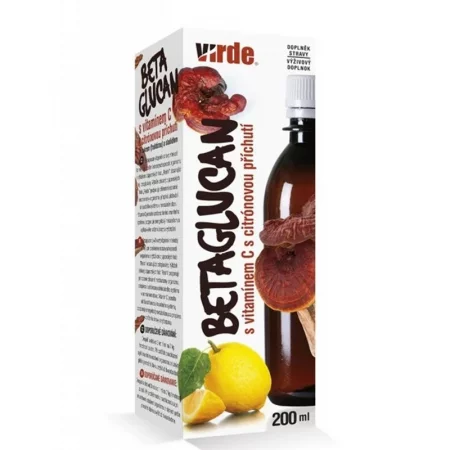 Бета-глюкани от рейши + витамин C – За силен имунитет, 200 ml сироп с вкус на лимон