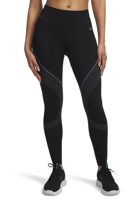 Безшевен клин Vanish със средновисока талия с лого - Черен/Tъмносив