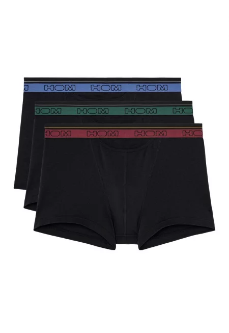 Боксерки с лого - 3 чифта - Черен