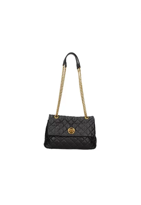 Чанта през рамо от еко кожа - Черен