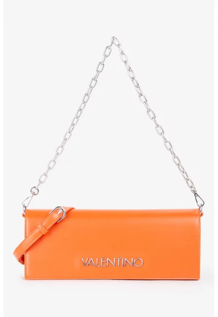 Чанта през рамо Stefany от еко кожа - Оранжев