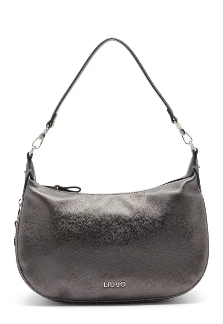 Чанта за рамо с лого - Черен