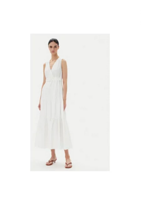 Дамска лятна рокля  251-RASKA - Памук/Полиестер - Бяла