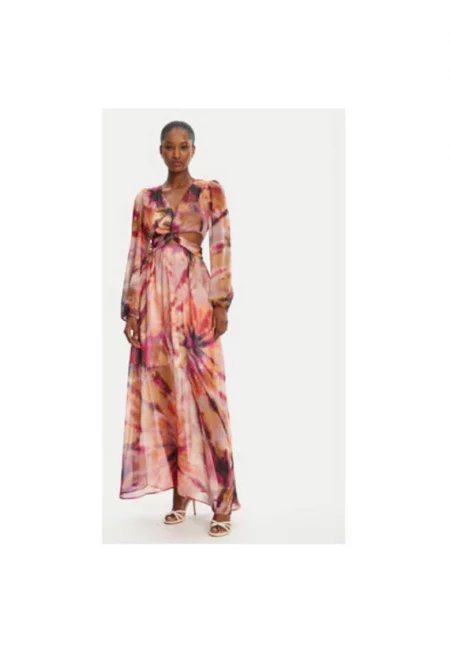 Дамска лятна рокля  251-RIPIA.F - Полиестер - Многоцветна