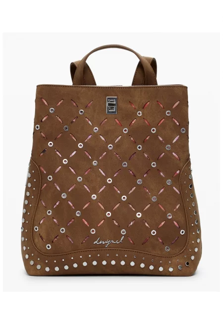 Дамска раница в цвят camel 25WAKP31