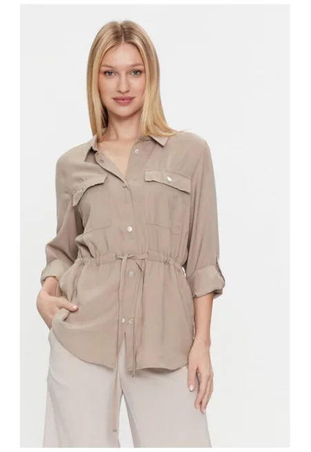 Дамска риза -  85924 - Вискоза - Бежов