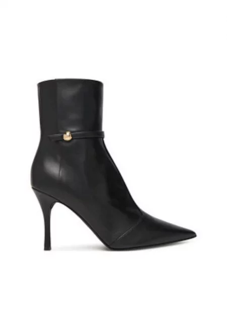 Дамски боти  305616289 - естествена кожа - Черен