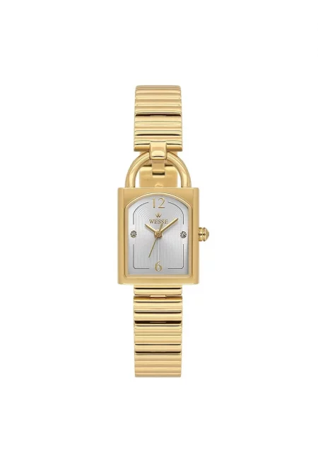 Дамски часовник  модел WWL113102 - стомана - 20x32.5мм - златист цвят - кварцов механизъм - водоустойчивост 3 ATM