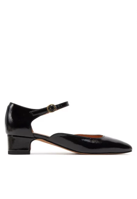 Дамски обувки  Естествена кожа Черни