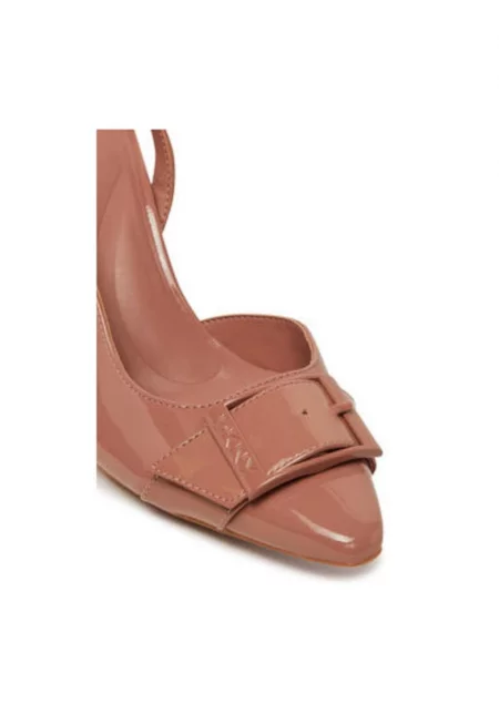 Дамски сандали - K1533900 -  Екокожа - Розов - Розово