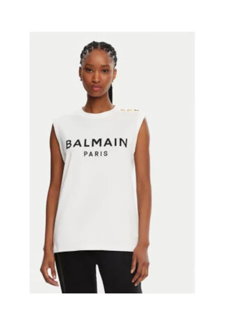 Дамски топ  бял - 100% памук -