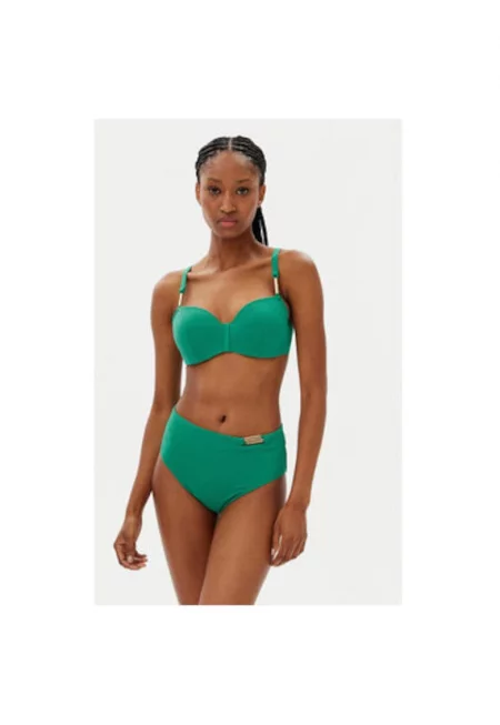 Дамско горнище на бански  C16WN5 A06 - Полиамид/Еластан - Зелен