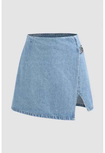 Дънкови шорти -  висока талия