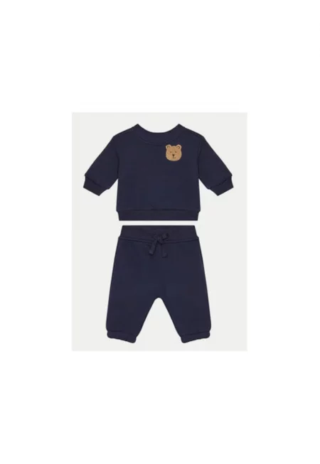 Детски анцуг -  304882753 - Памук/Полиестер - Син - Син