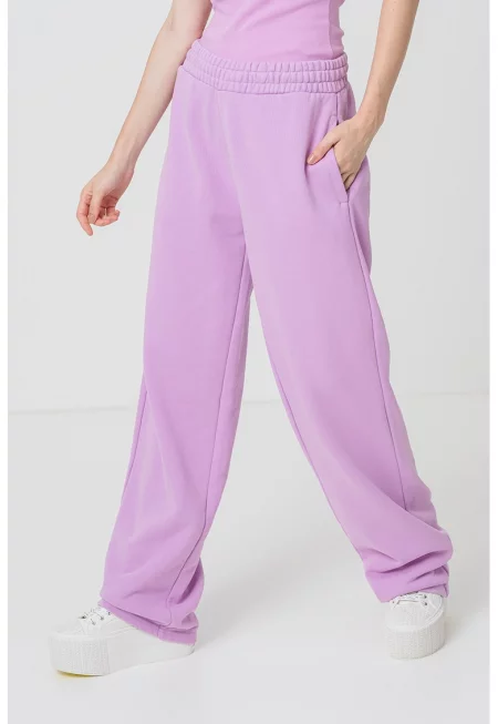Джогър със свободна кройка - Лилав