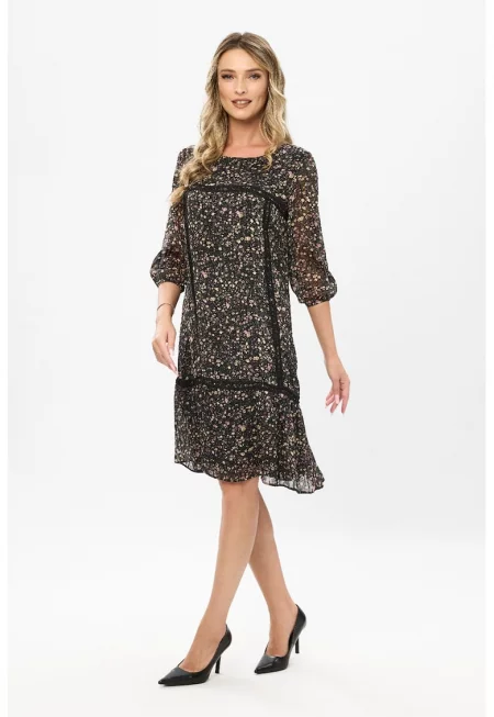 Флорална миди рокля Petra