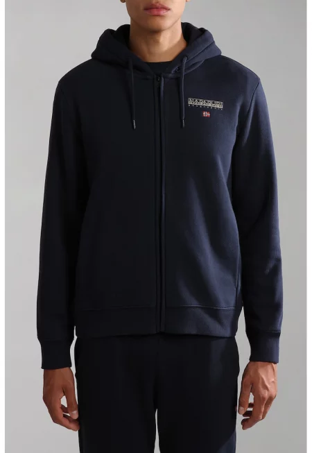 Худи Ayas с лого - Тъмносин