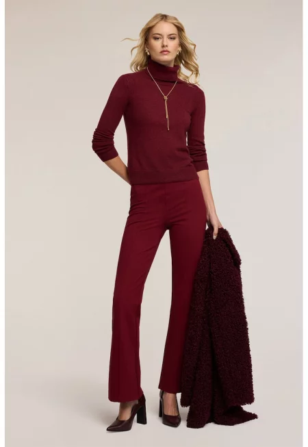 Кашмирен пуловер тип поло