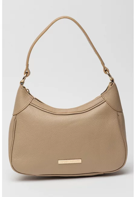 Кожена чанта с лого