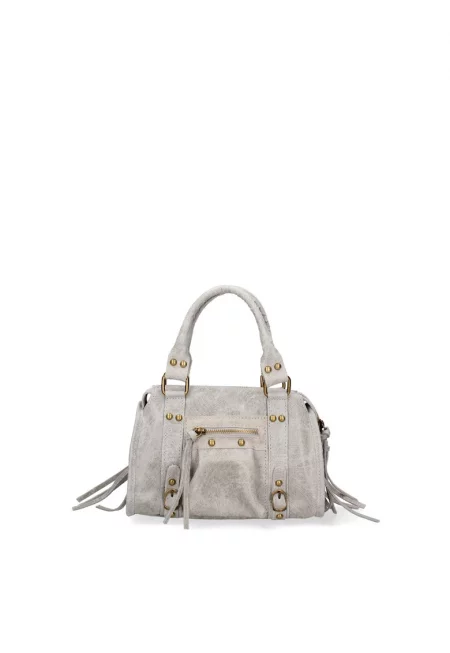 Кожена чанта за рамо с отделяща се презрамка