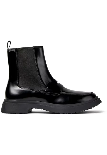 Кожени боти Chelsea Walden - Черен