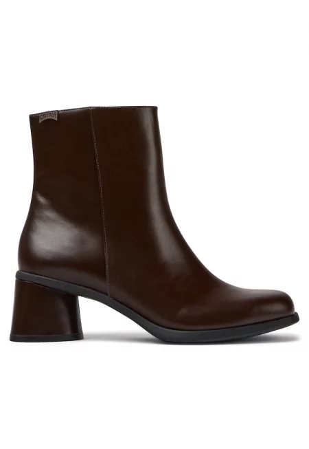Кожени боти Kiara 947 OrthoLite - Тъмнокафяв