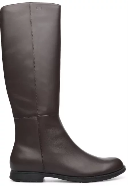 Кожени ботуши до прасеца Mil 145 - Кафяв