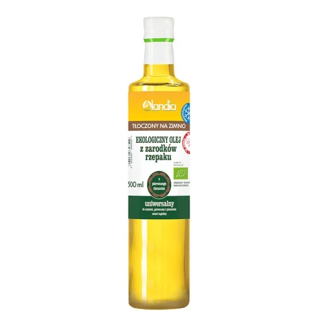 Масло от зародиши на рапица, студено пресовано, БИО, 500 ml