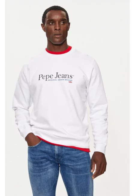 Мъжка блуза -  304415845 - Памук - Бяла - Бял