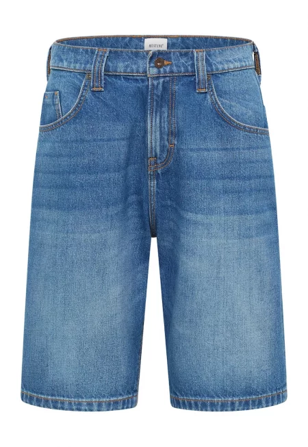 Мъжки дънкови шорти  1016457 - Памук - Син