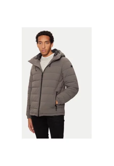 Мъжко яке -  304332616 - Полиамид - Кафяв - Кафяв