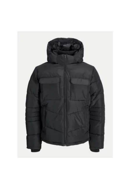 Мъжко яке -  304370007 - Полиестер - Черно - Черен