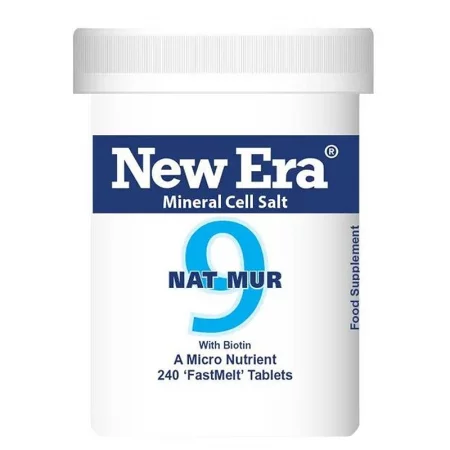 Минерална сол №9 Натриев хлорид с Биотин – При задържане на вода и суха кожа, 240 бързоразтворими таблетки