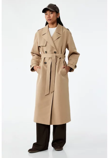 Палто с колан