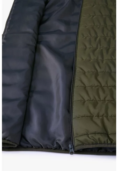 Подплатен елек с джобове встрани