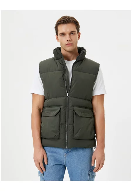 Подплатен елек с цип